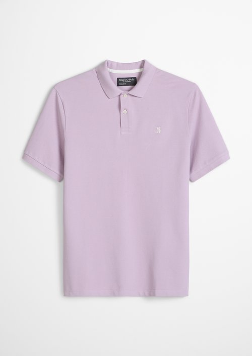 Piqué regular polo shirt — Scattered Orchid
