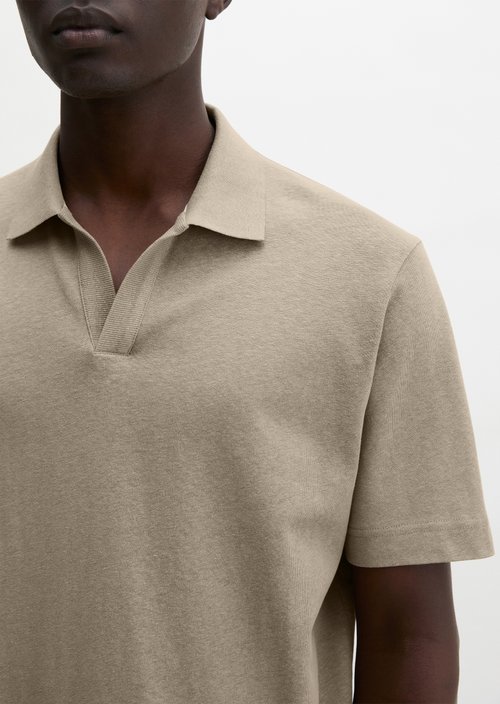 Regular short-sleeved jersey shirt — Charleston Gray