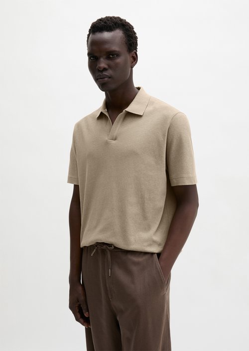 Regular short-sleeved jersey shirt — Charleston Gray