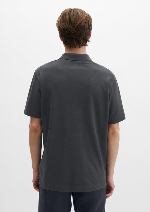 Regular short-sleeved jersey shirt — Dark Navy