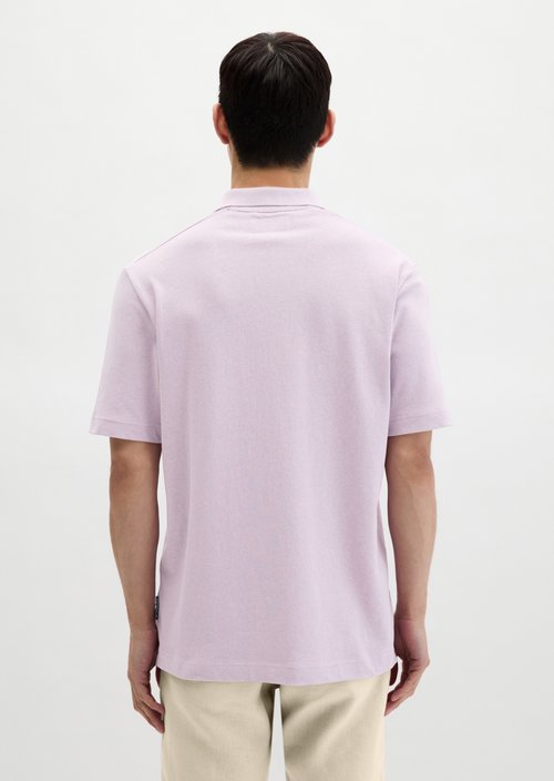 Regular short-sleeved jersey shirt — Scattered Orchid