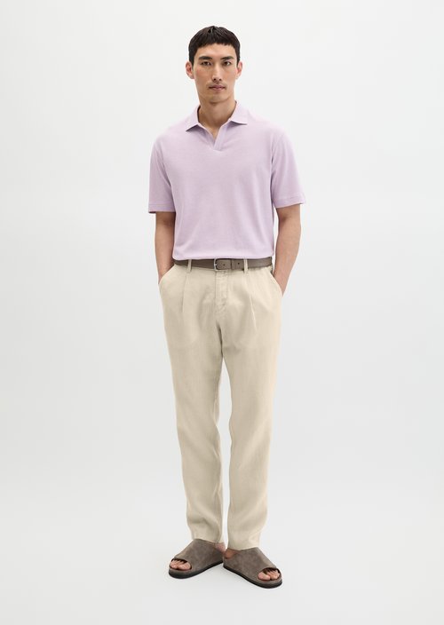 Regular short-sleeved jersey shirt — Scattered Orchid