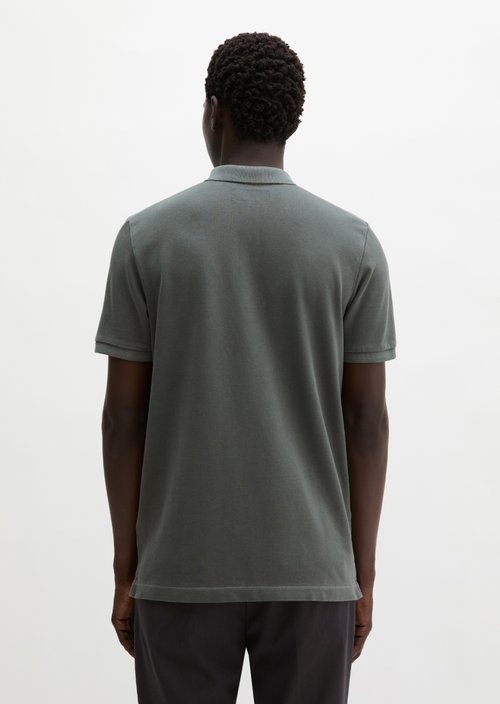 Polo shirt piqué shaped garment-dyed — Skipping Stone