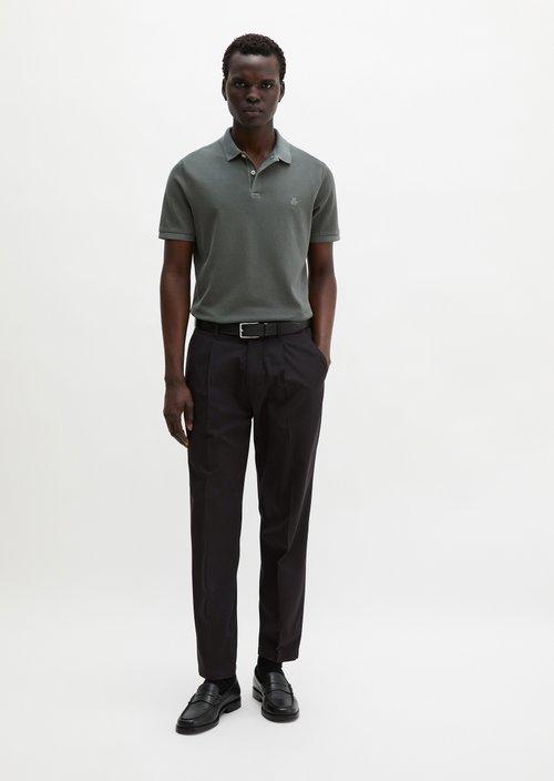 Polo shirt piqué shaped garment-dyed — Skipping Stone