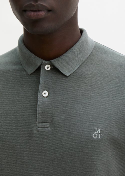 Polo shirt piqué shaped garment-dyed — Skipping Stone