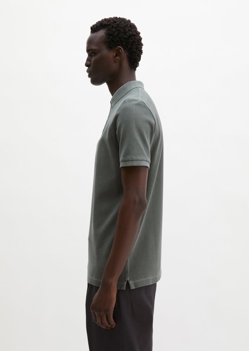 Polo shirt piqué shaped garment-dyed — Skipping Stone