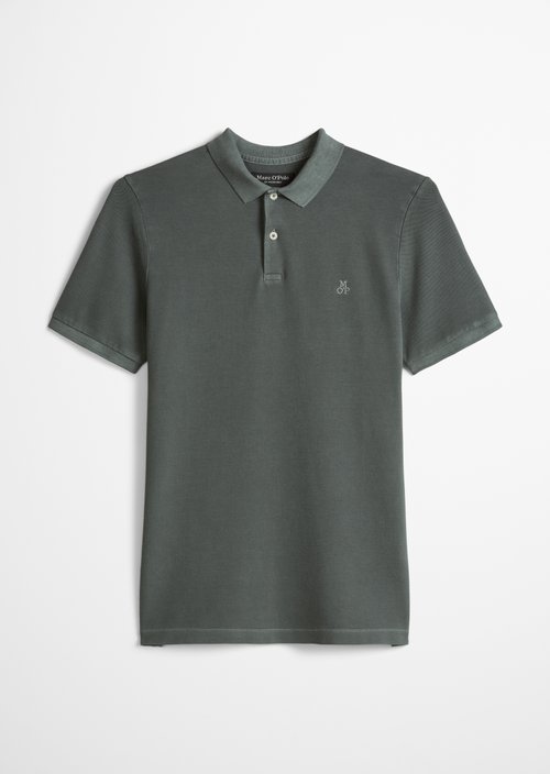 Polo shirt piqué shaped garment-dyed — Skipping Stone