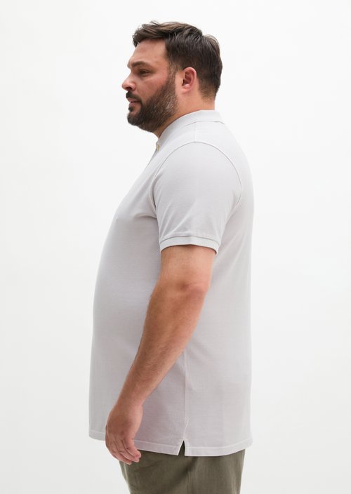Piqué regular polo shirt — Concrete Clay