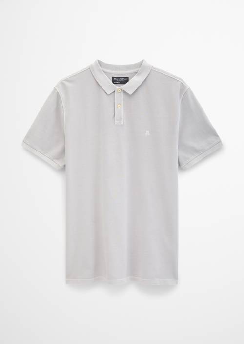 Polo regular de piqué Concrete Clay en vista aislada sin modelo