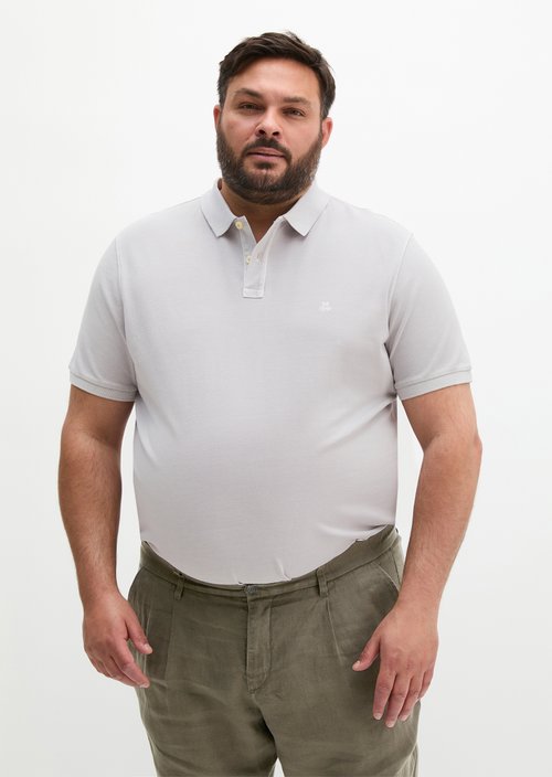 Piqué regular polo shirt — Concrete Clay