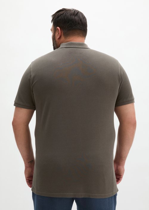 Piqué regular polo shirt — Dark Nickle