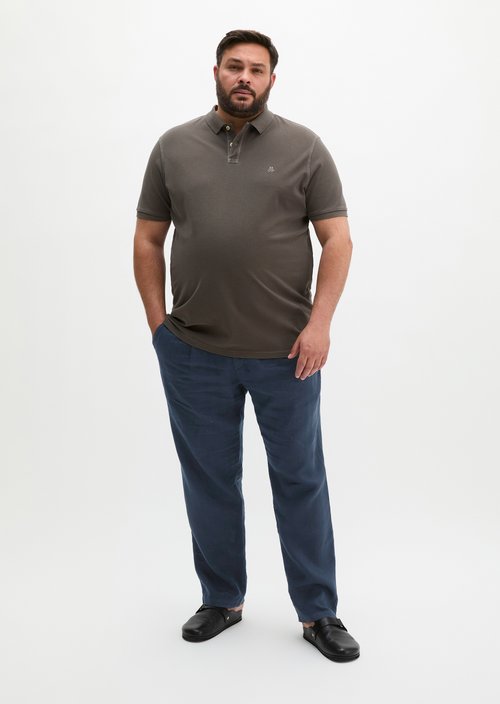 Piqué regular polo shirt — Dark Nickle