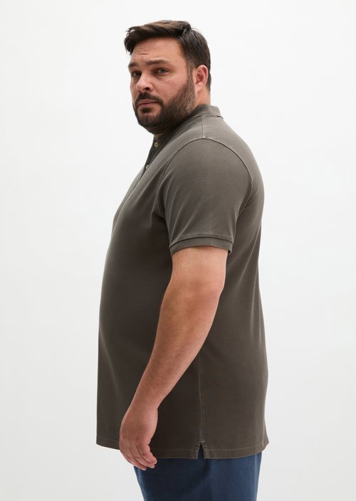 Piqué regular polo shirt — Dark Nickle