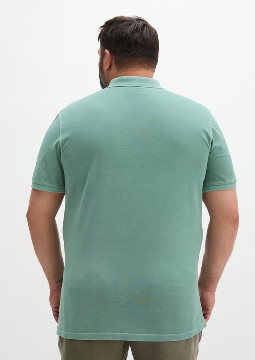 Piqué regular polo shirt — Midnight Moss