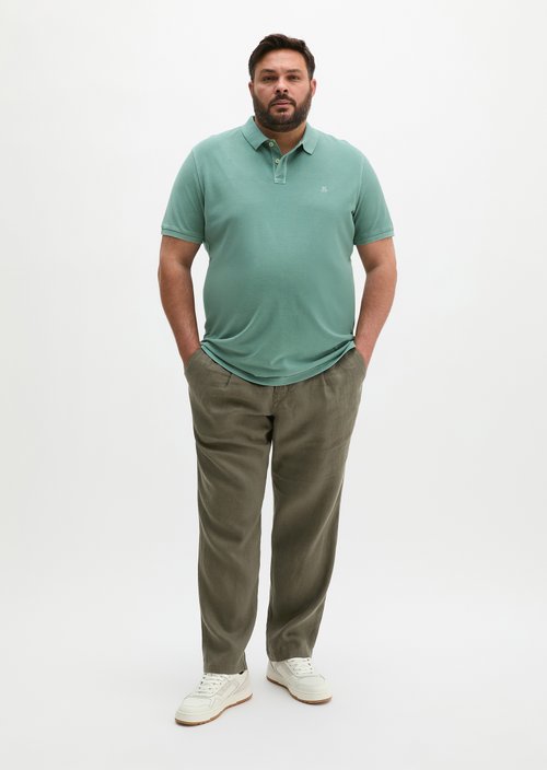 Piqué regular polo shirt — Midnight Moss