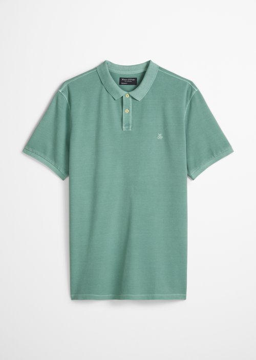 Piqué regular polo shirt — Midnight Moss