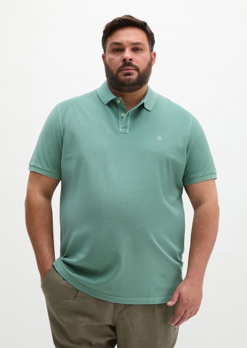 Piqué regular polo shirt — Midnight Moss