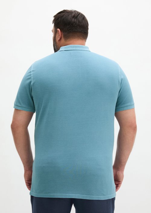 Piqué regular polo shirt — Blue Dawn