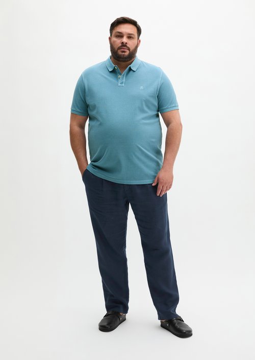 Piqué regular polo shirt — Blue Dawn