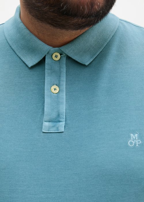 Piqué regular polo shirt — Blue Dawn