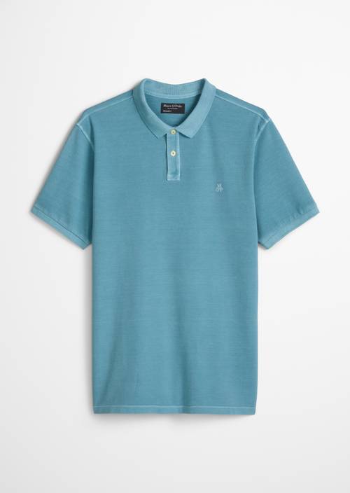 Polo regular de piqué Blue Dawn en vista aislada sin modelo