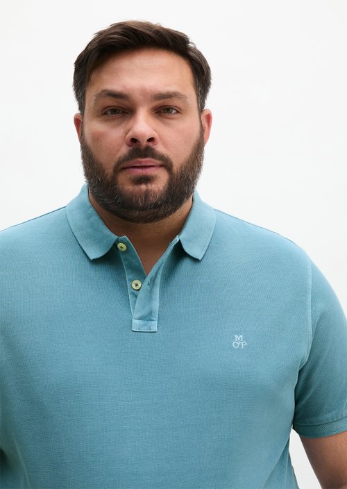 Piqué regular polo shirt — Blue Dawn