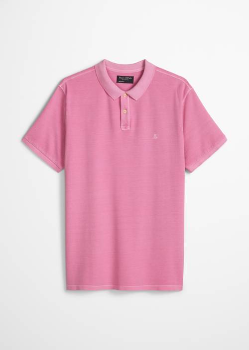 Polo regular de piqué Mellow Rose en vista aislada sin modelo