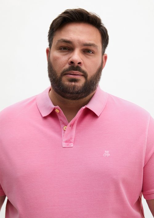 Piqué regular polo shirt — Mellow Rose