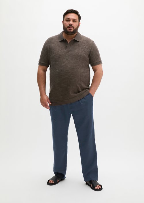 Loose polo shirt — Dark Nickle