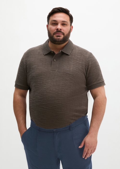 Loose polo shirt — Dark Nickle