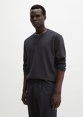 DfC Henley longsleeve regular made from ribbed interlock jersey
