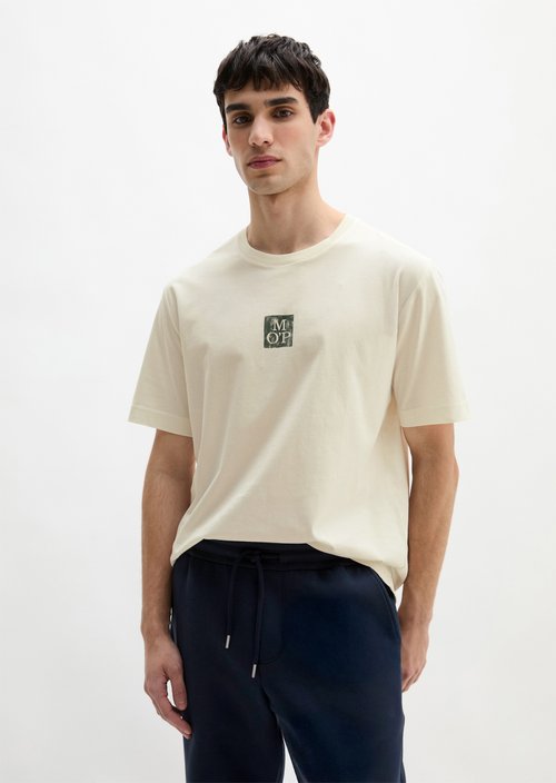 Marc O'Polo T-shirt regular, Heren, wit, Xs, 100% Katoen