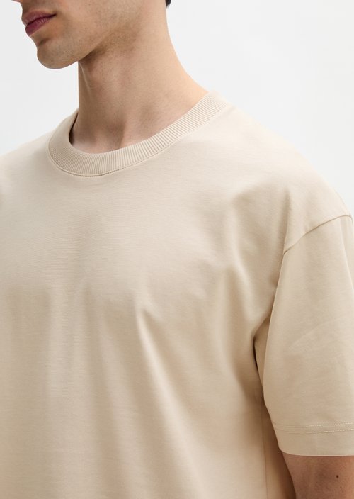 Relaxed T-shirt — Grey Silk