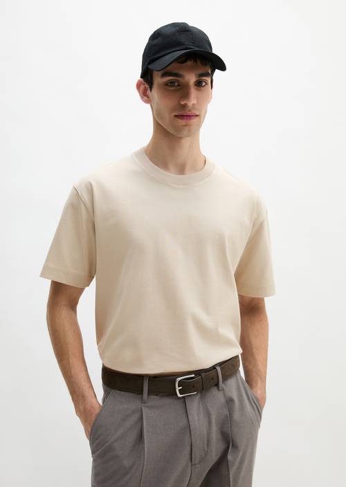 T-shirt relaxed Grey Silk en vue de face