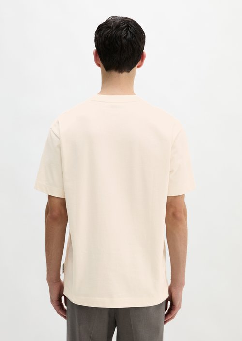 Relaxed T-shirt — White Cotton