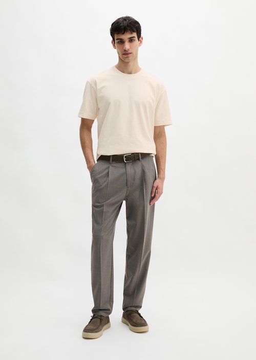 Relaxed T-shirt — White Cotton