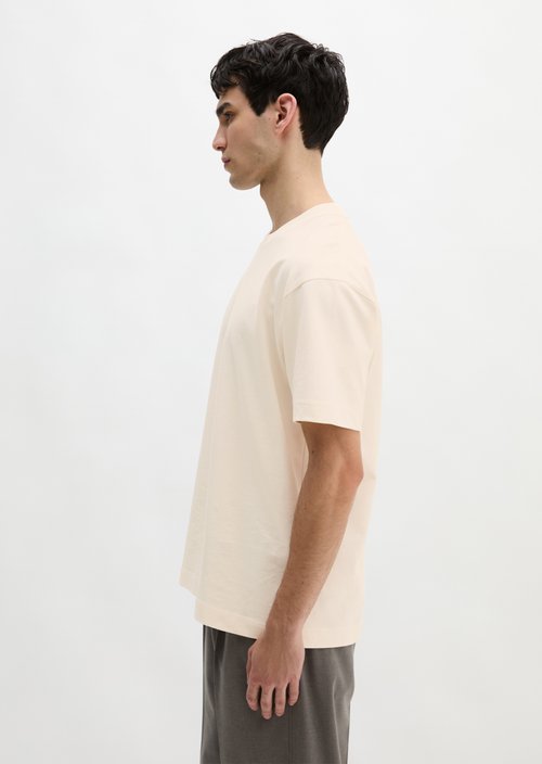 Relaxed T-shirt — White Cotton