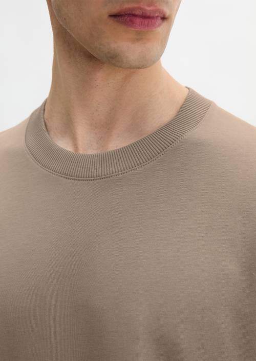 T-shirt relaxed Frozen Taupe en vue détaillée