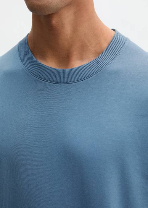 T-shirt relaxed Provincial Blue en vue détaillée