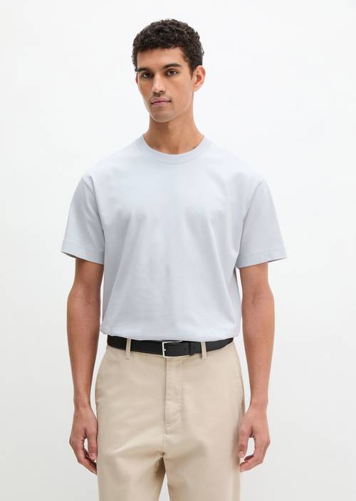 T-shirt relaxed Calm Blue en vue de face