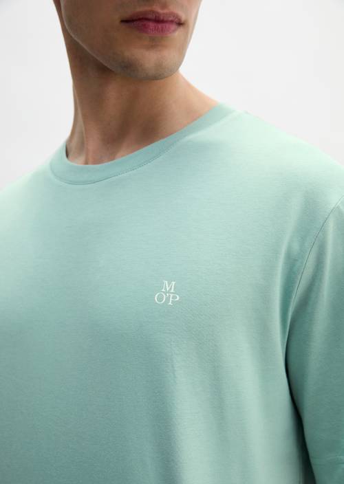 Basic-T-Shirt regular Midnight Moss in Detailansicht