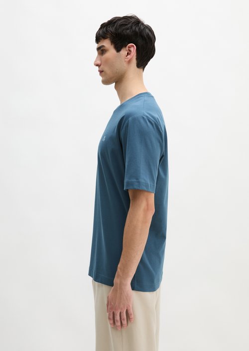 Basic regular T-shirt — Stormy Blue