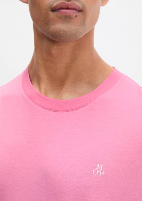 Basic-T-Shirt regular Mellow Rose in Detailansicht