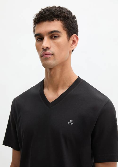 T-Shirt regular Black in Frontalansicht