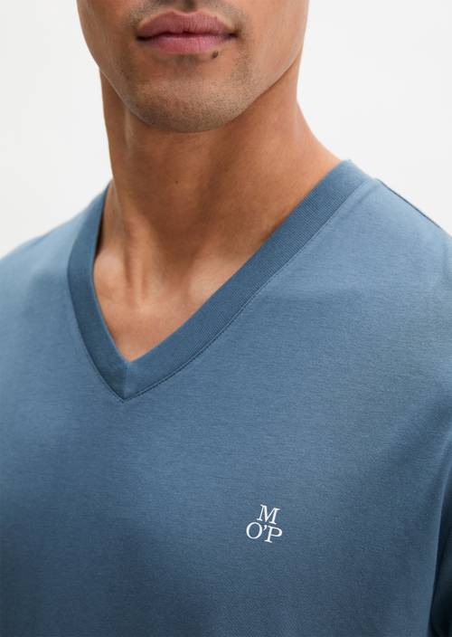 T-Shirt regular Stormy Blue in Detailansicht