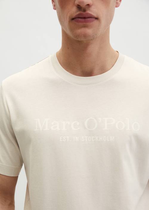 T-shirt regular Grey Silk in detailaanzicht