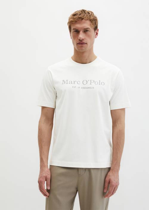 T-shirt regular White Cotton in vooraanzicht