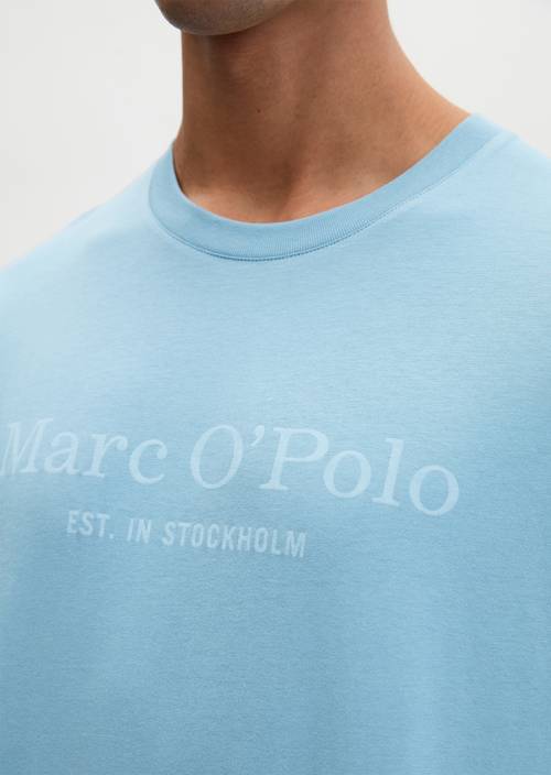 T-shirt regular Blue Dawn in detailaanzicht