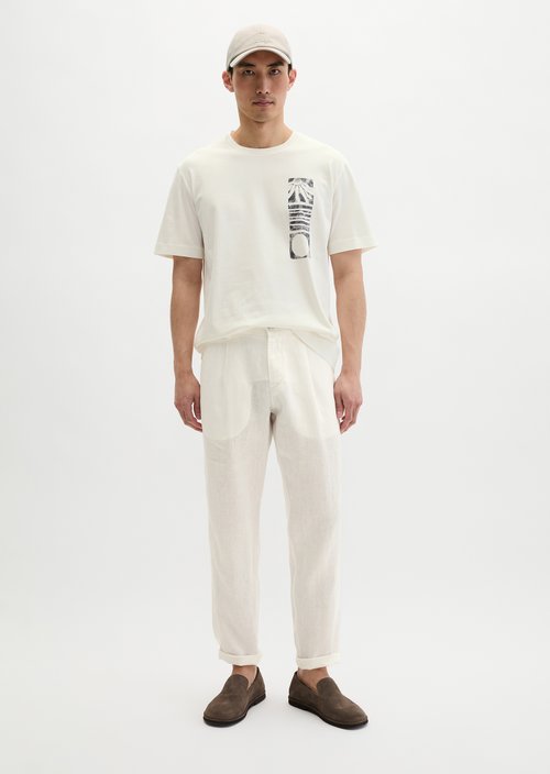 T-shirt regular — Silky White