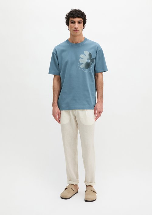 T-shirt loose — Provincial Blue